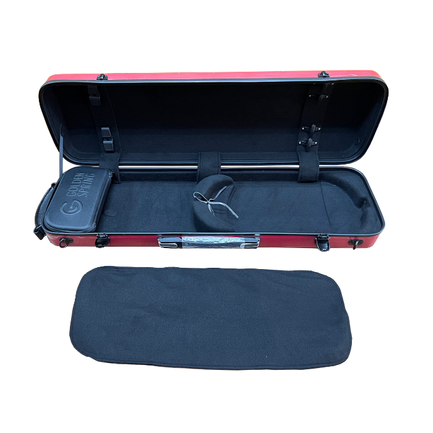 กล่องไวโอลินคาร์บอนไฟเบอร์ทรง Oblong ขนาด 4/4 - สี Pomegranate