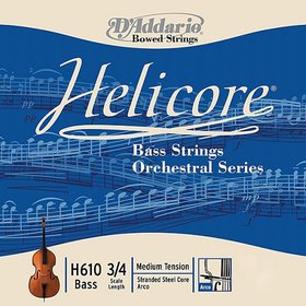 สายดับเบิลเบส D Addario รุ่น Helicore Orchestral Series H610-M (เส้น) Low B
