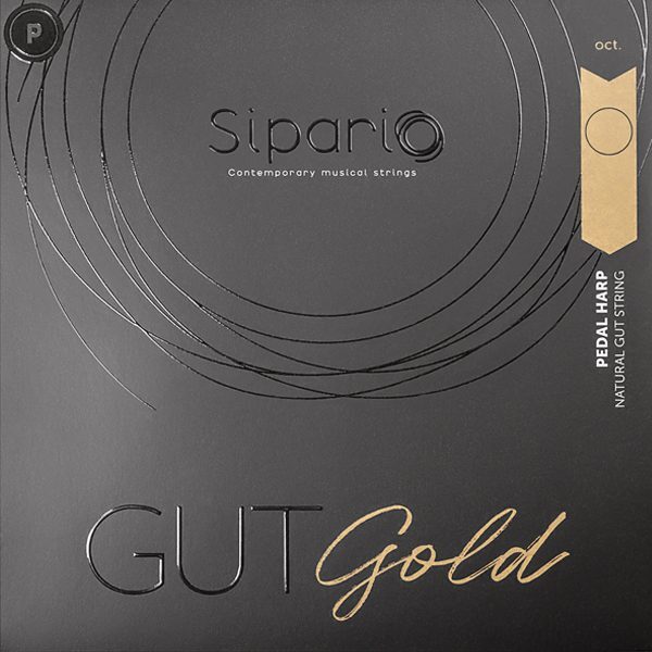 สายฮาร์ปสำหรับ Pedal Harp Sipario gut gold 4th. Octave สาย E