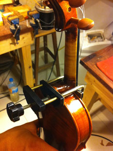 ติดกาวคอไวโอลิน รูป